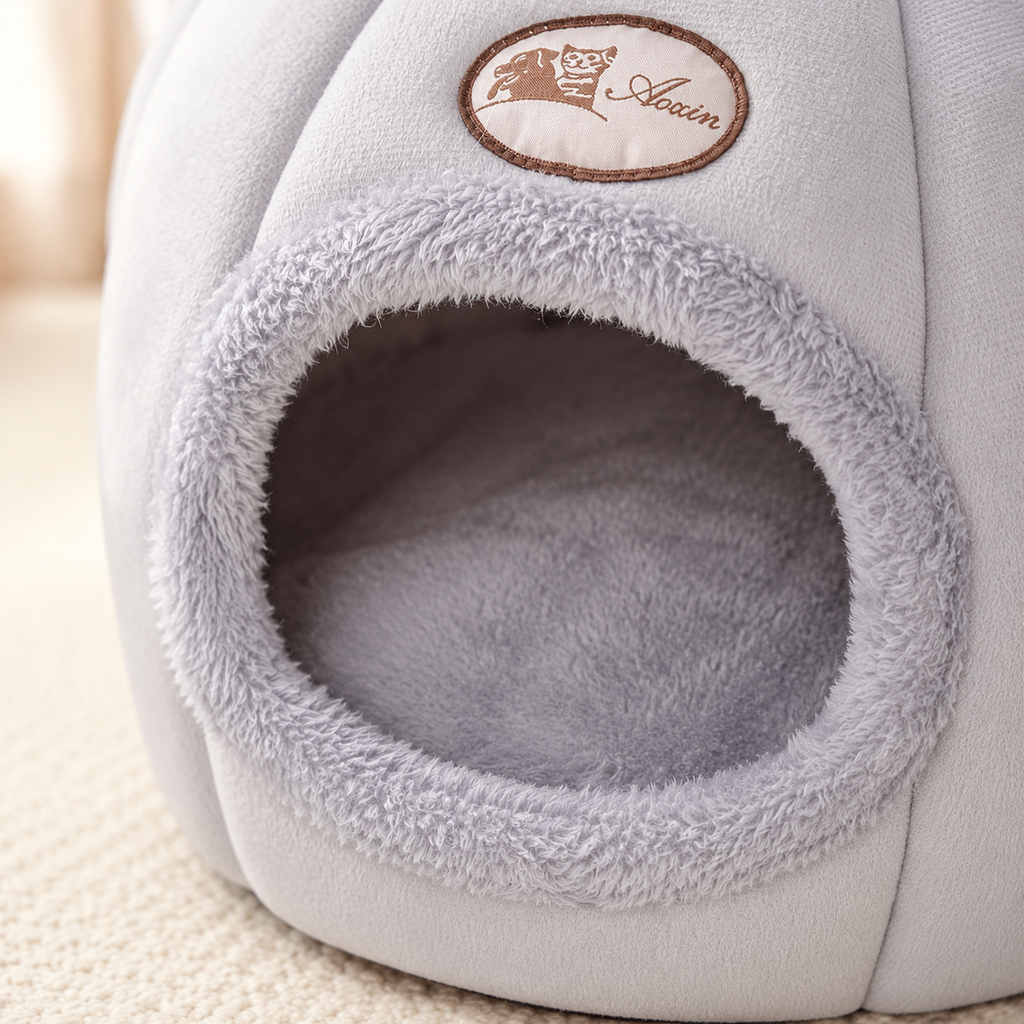 Nid Douillet Cosy Cave – Couchage Cocooning pour Chat