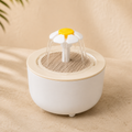 Fontaine à Eau Fleur 1,2 L pour Chat – Silencieuse & Filtrante