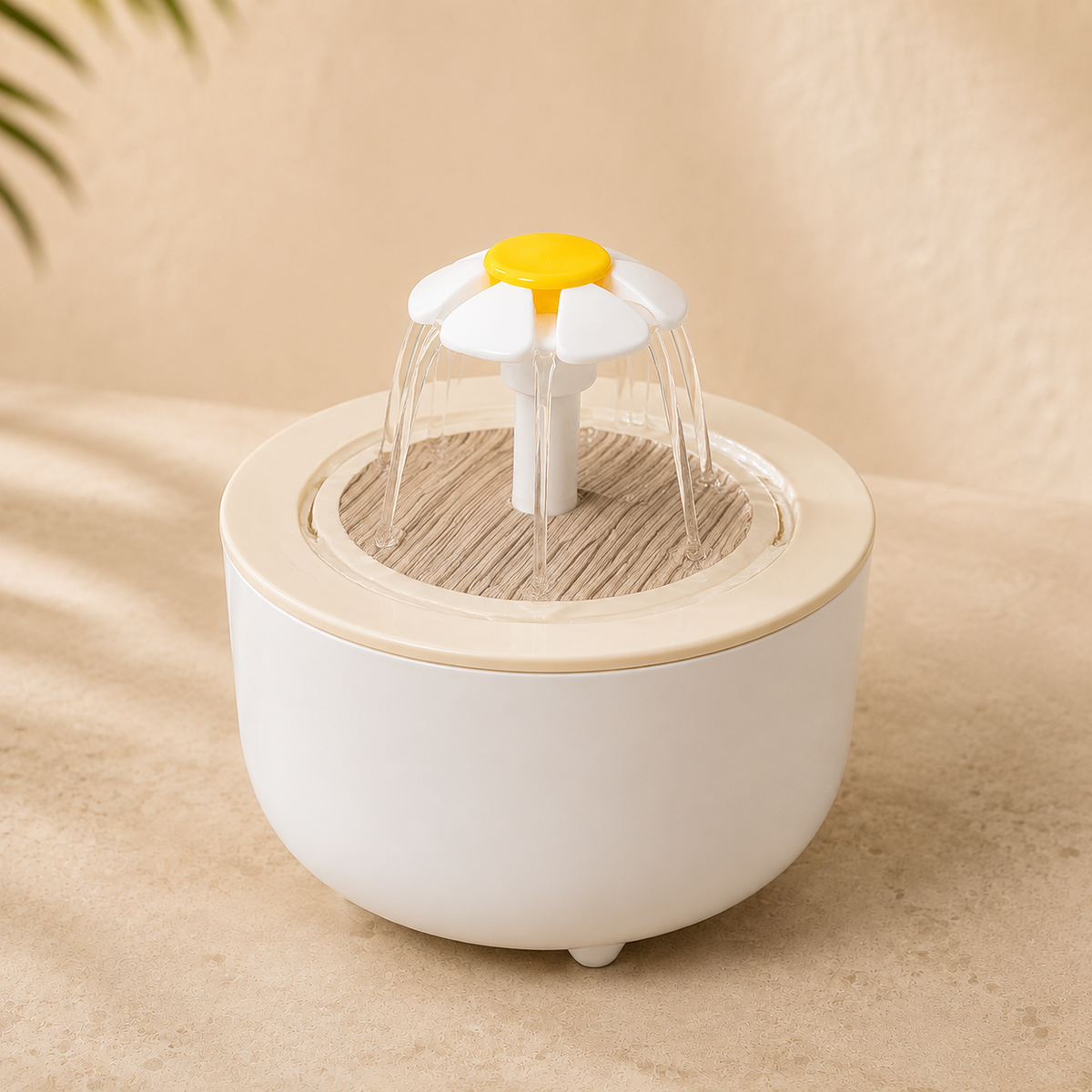 Fontaine à Eau Fleur 1,2 L pour Chat – Silencieuse & Filtrante