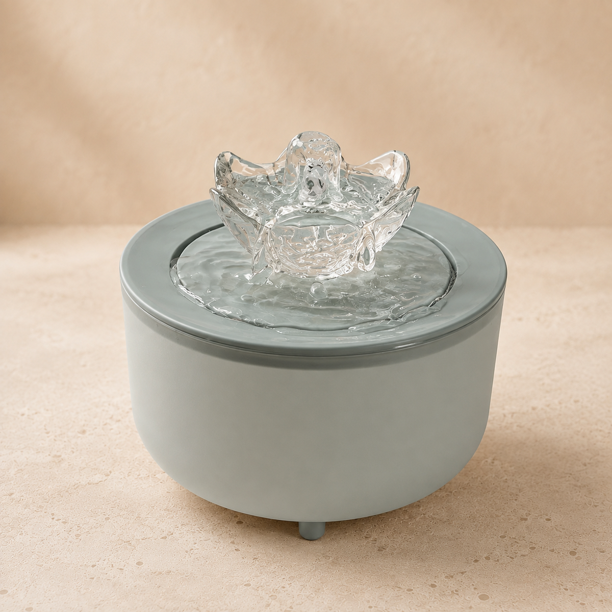 Fontaine à Eau Fleur 1,2 L pour Chat – Silencieuse & Filtrante