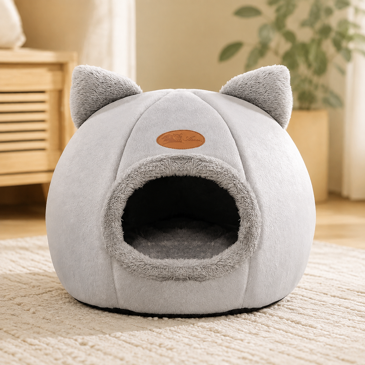 Nid Douillet Cosy Cave – Couchage Cocooning pour Chat